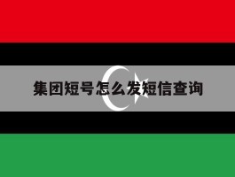 集团短号怎么发短信查询