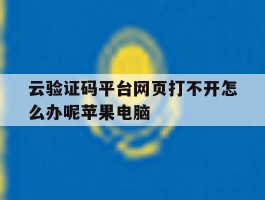 云验证码平台网页打不开怎么办呢苹果电脑