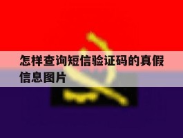 怎样查询短信验证码的真假信息图片