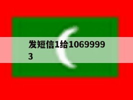 发短信1给10699993