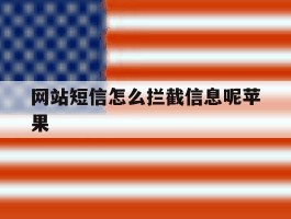 网站短信怎么拦截信息呢苹果