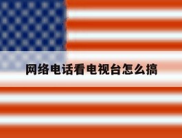 网络电话看电视台怎么搞