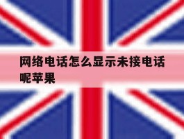 网络电话怎么显示未接电话呢苹果