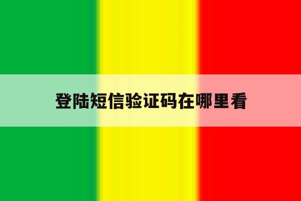 登陆短信验证码在哪里看 登陆短信验证码在哪里看